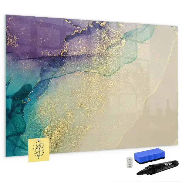 Tableau magnétique à dessiner motif abstraction élégante