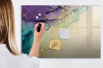 Tableau magnétique à dessiner motif abstraction élégante