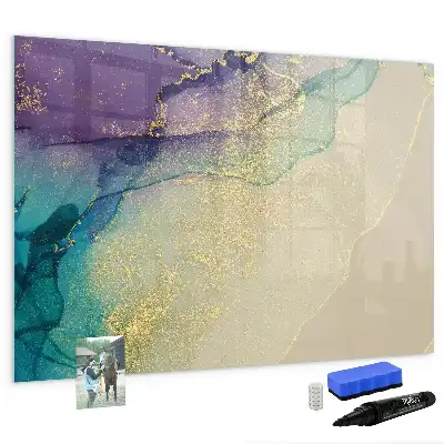 Tableau magnétique à dessiner motif abstraction élégante