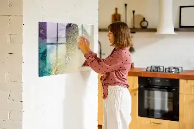 Tableau magnétique à dessiner motif abstraction élégante