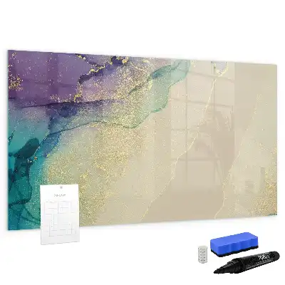 Tableau magnétique à dessiner motif abstraction élégante