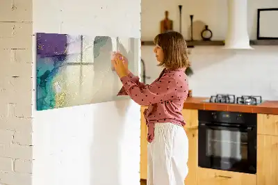 Tableau magnétique à dessiner motif abstraction élégante
