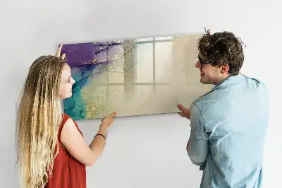 Tableau magnétique à dessiner motif abstraction élégante