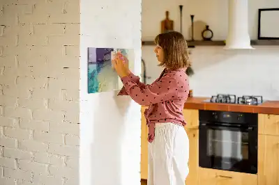 Tableau magnétique à dessiner motif abstraction élégante