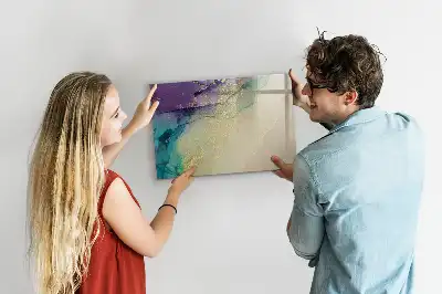 Tableau magnétique à dessiner motif abstraction élégante