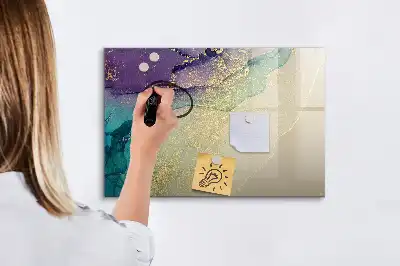 Tableau magnétique à dessiner motif abstraction élégante