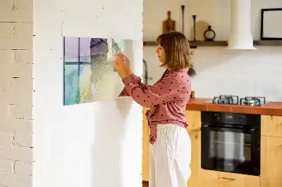 Tableau magnétique à dessiner motif abstraction élégante