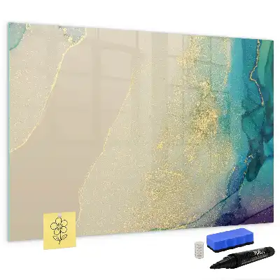 Tableau magnétique pour dessiner marbre coloré