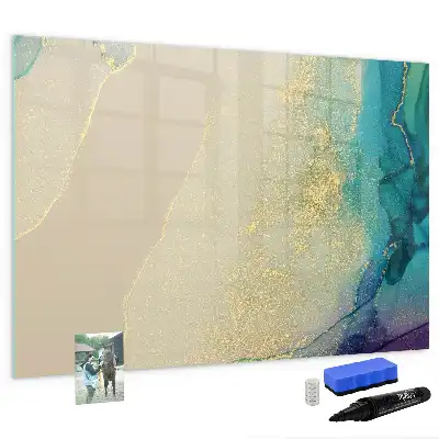 Tableau magnétique pour dessiner marbre coloré