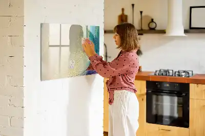 Tableau magnétique pour dessiner marbre coloré