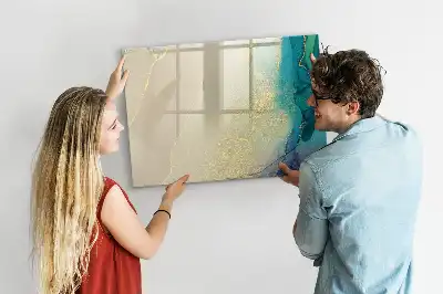 Tableau magnétique pour dessiner marbre coloré