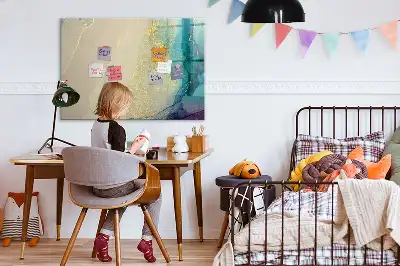 Tableau magnétique pour dessiner marbre coloré