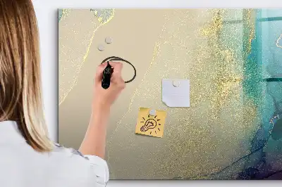 Tableau magnétique pour dessiner marbre coloré