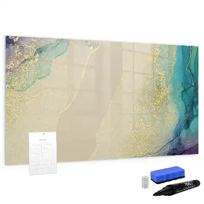 Tableau magnétique pour dessiner marbre coloré