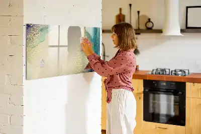 Tableau magnétique pour dessiner marbre coloré