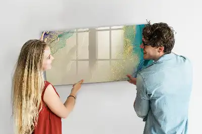 Tableau magnétique pour dessiner marbre coloré