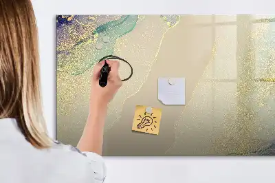 Tableau magnétique pour dessiner marbre coloré