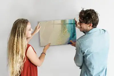 Tableau magnétique pour dessiner marbre coloré