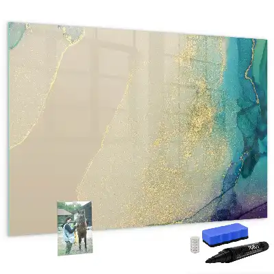 Tableau magnétique pour dessiner marbre coloré