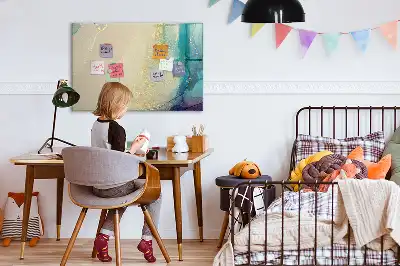 Tableau magnétique pour dessiner marbre coloré