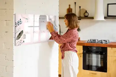 Tableau magnétique pour dessiner planificateur hebdomadaire charmant