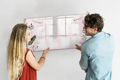 Tableau magnétique pour dessiner planificateur hebdomadaire charmant