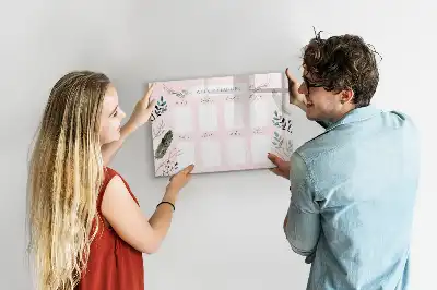 Tableau magnétique pour dessiner planificateur hebdomadaire charmant