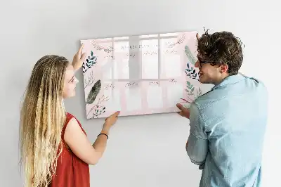 Tableau magnétique pour dessiner planificateur hebdomadaire charmant