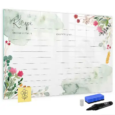 Tableau magnétique pour dessiner modèle espace recette
