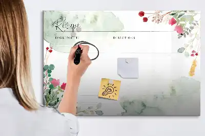 Tableau magnétique pour dessiner modèle espace recette