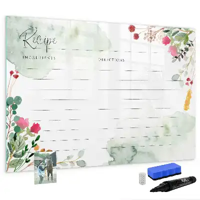Tableau magnétique pour dessiner modèle espace recette