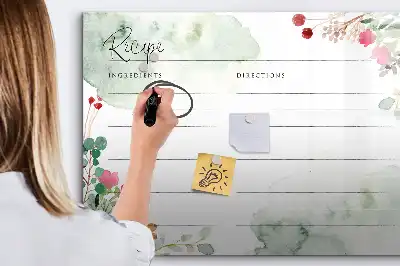 Tableau magnétique pour dessiner modèle espace recette