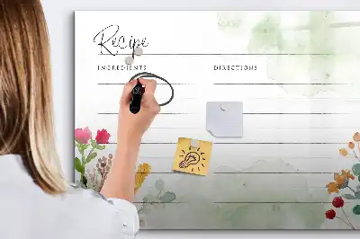 Tableau magnétique à dessiner modèle espace recette