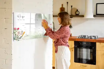 Tableau magnétique à dessiner modèle espace recette