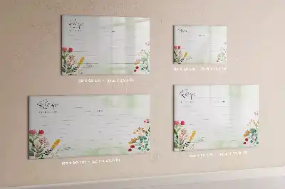 Tableau magnétique à dessiner modèle espace recette