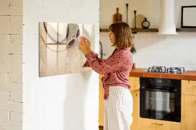Tableau magnétique pour dessiner accessoires d'été