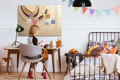 Tableau magnétique pour dessiner accessoires d'été