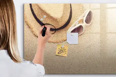 Tableau magnétique pour dessiner accessoires d'été