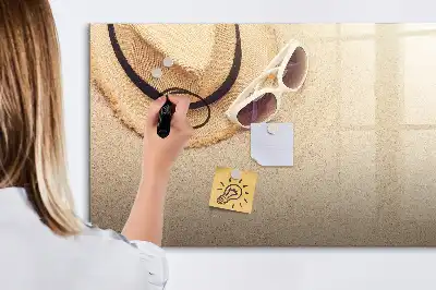 Tableau magnétique pour dessiner accessoires d'été