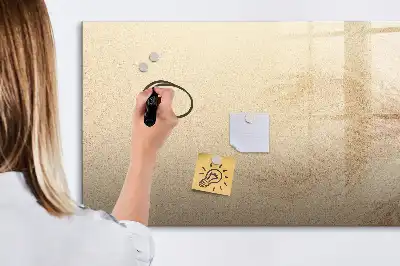 Tableau magnétique à dessiner motif feuilles abstraites