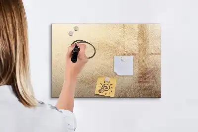 Tableau magnétique à dessiner motif feuilles abstraites