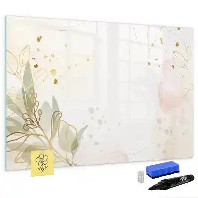 Tableau magnétique pour dessiner motif abstraction pastel