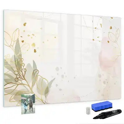 Tableau magnétique pour dessiner motif abstraction pastel