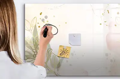 Tableau magnétique pour dessiner motif abstraction pastel