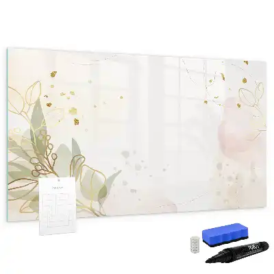 Tableau magnétique pour dessiner motif abstraction pastel