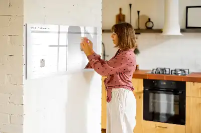 Tableau magnétique pour dessiner modèle menu minimaliste