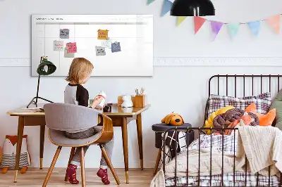 Tableau magnétique pour dessiner modèle menu minimaliste