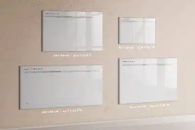 Tableau magnétique pour dessiner modèle menu minimaliste