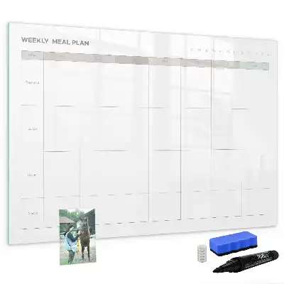 Tableau magnétique pour dessiner modèle menu minimaliste