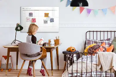 Tableau magnétique pour dessiner modèle menu minimaliste